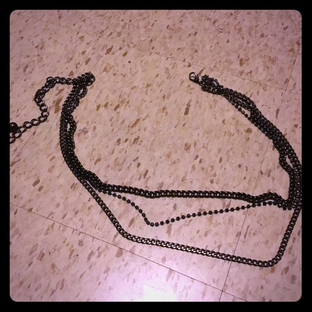 3-Strand Belt Edgy Chain Metal